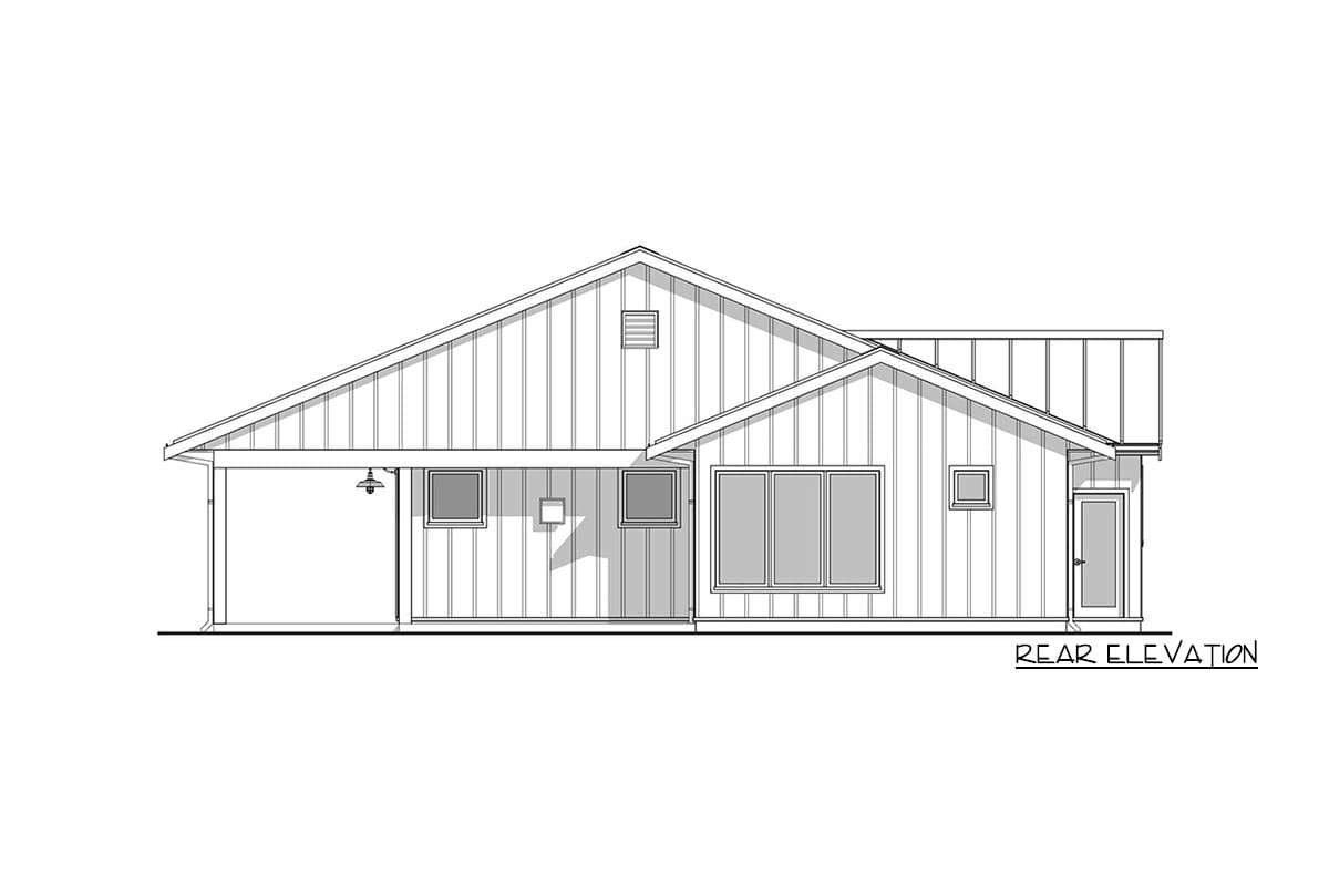 Plan 67788NWL: Fresh Country Home Plan with Wrap-Around Porch - 1543 Sq Ft - Image #8 - Country, Northwest, Ranch, Rustic