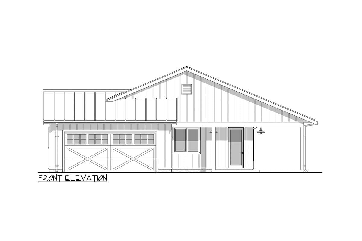 Plan 67788NWL: Fresh Country Home Plan with Wrap-Around Porch - 1543 Sq Ft - Image #6 - Country, Northwest, Ranch, Rustic