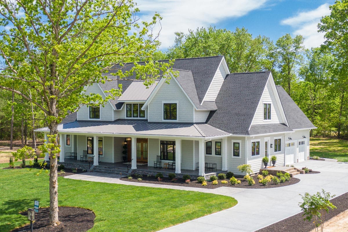 Plan 14689RK: Modern Farmhouse Plan with Formal Dining Room and Informal Lounge - Image #5 - Country, Farmhouse, Modern Farmhouse, New American