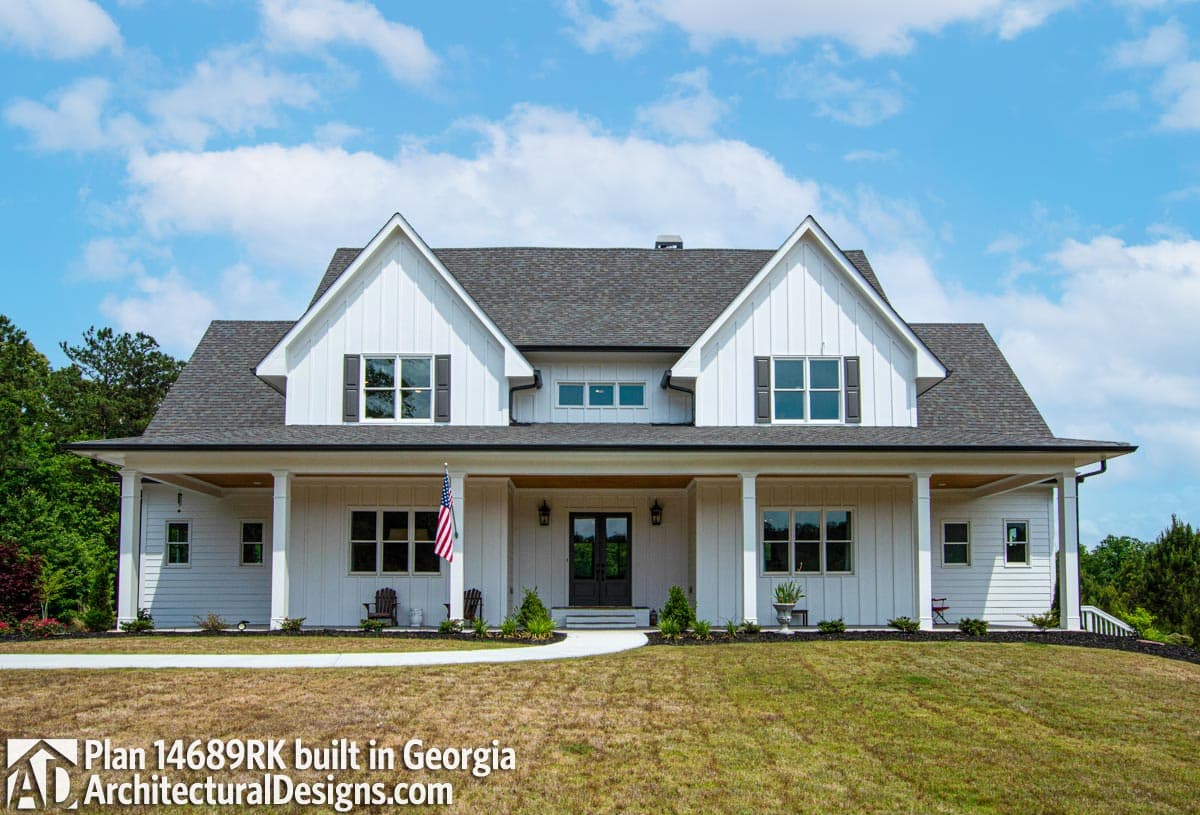 build gallery item - House Plan 14689RK comes to life in Georgia
