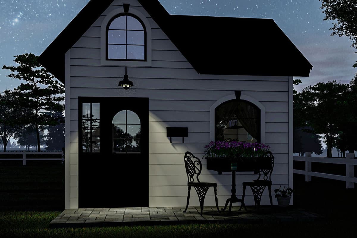 Plan 62898DJ: Work From Home Backyard Office Plan - Image #7