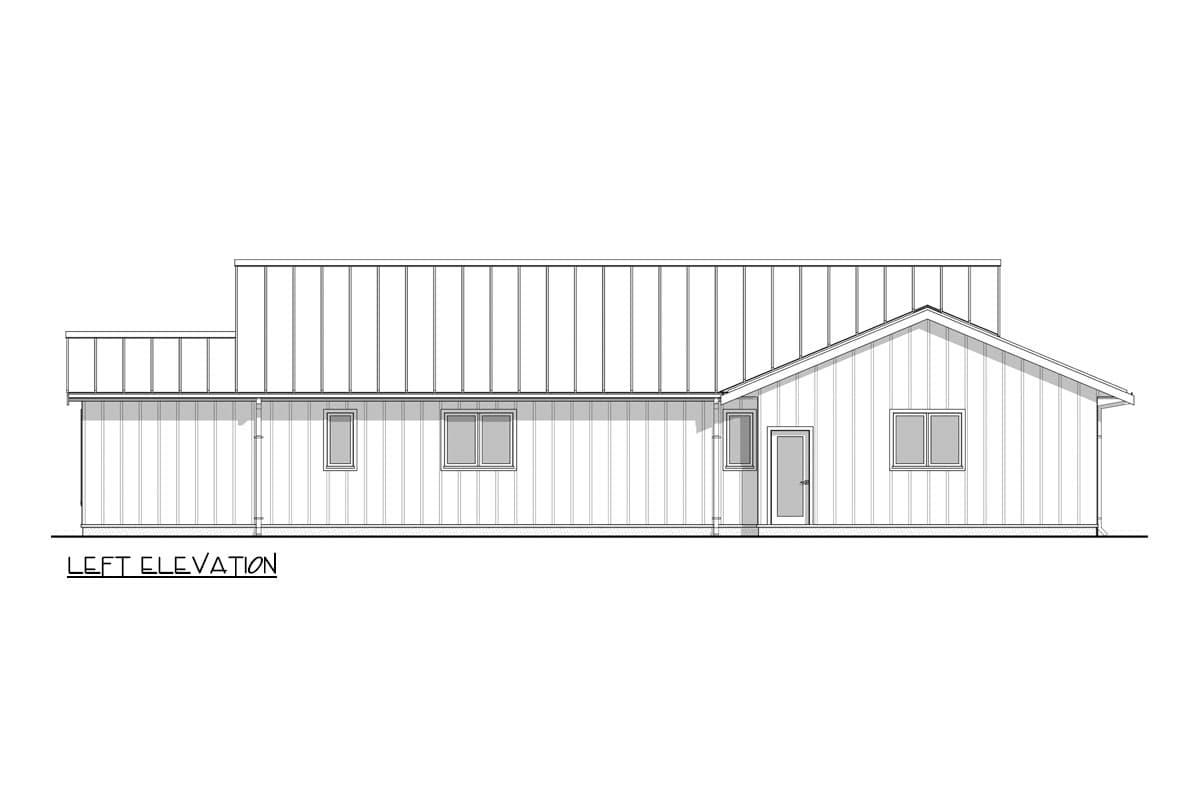 Plan 67789NWL: 2-Bed Country Home Plan with Den - 1339 Sq Ft - Image #6 - Cabin, Country, Northwest, Ranch, Rustic