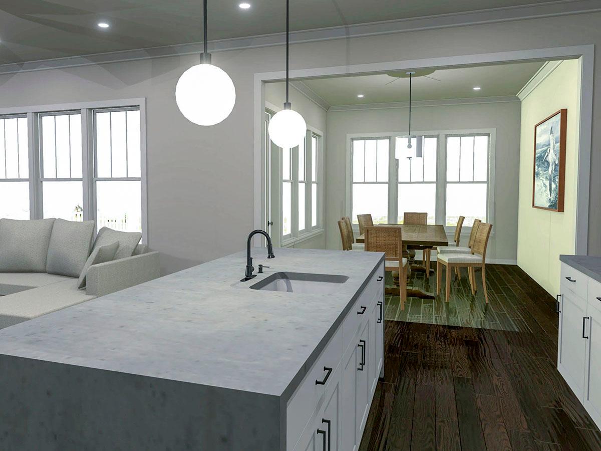 Plan 50177PH: 4-Bed Farmhouse Plan with Upstairs Loft - Image #7 - Bungalow, Cottage, Country, Farmhouse, Modern Farmhouse, New American