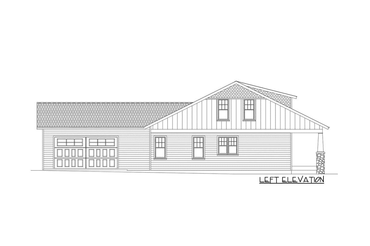 Plan 50186PH: Two-Story Bungalow Plan with Shed Dormer - Image #12 - Bungalow, Country, Craftsman