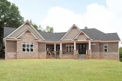 Craftsman House Plan with Angled Garage and Upstairs Expansion - 2870 Sq Ft