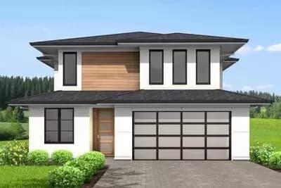 Contemporary Two-Story Home Plan for Indoor / Outdoor Living