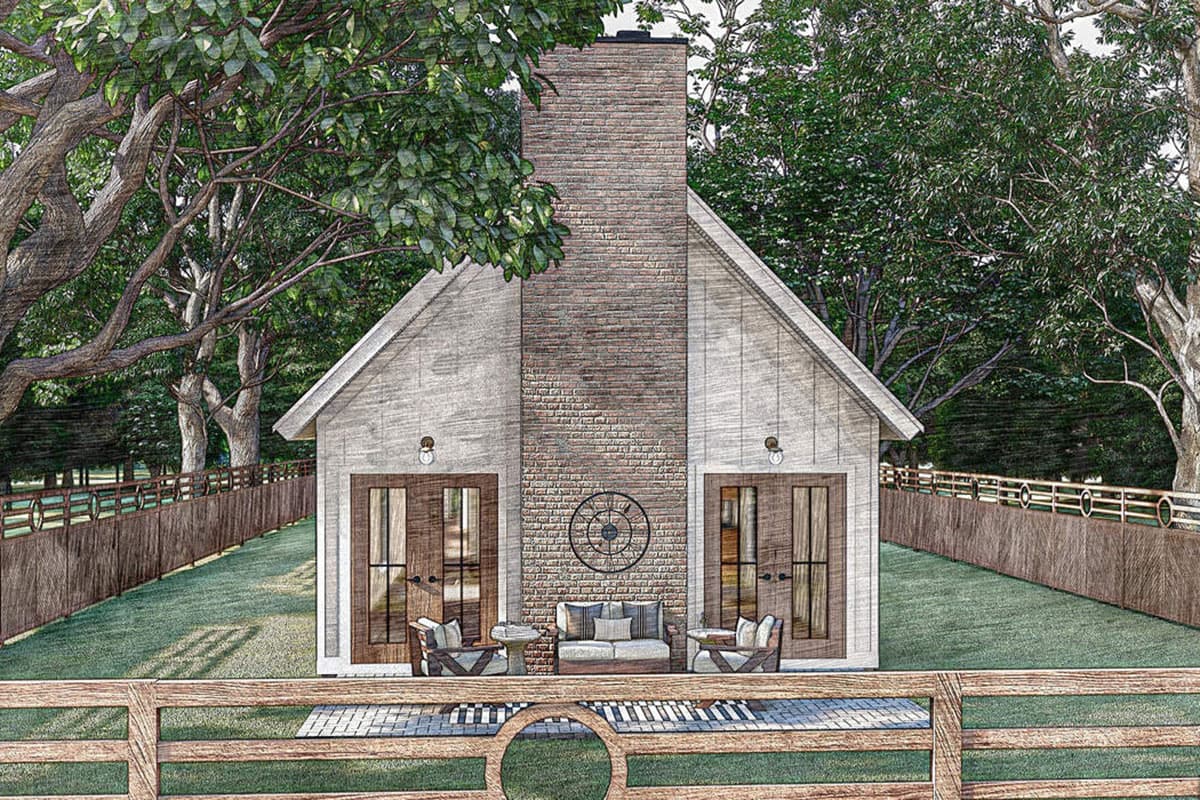 Plan 62901DJ: 22'-Wide House Plan for the Very Narrow Lot - Image #5 - Country