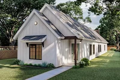 22'-Wide House Plan for the Very Narrow Lot