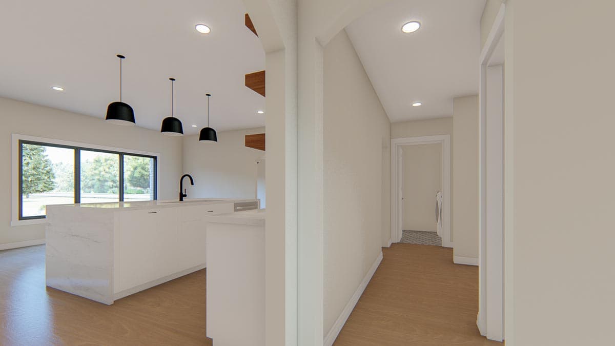 Plan 915043CHP: Exclusive Contemporary Ranch Plan with Open Concept Living Space - Image #7 - Contemporary, Ranch