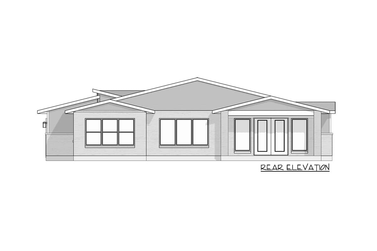 Plan 915043CHP: Exclusive Contemporary Ranch Plan with Open Concept Living Space - Image #16 - Contemporary, Ranch