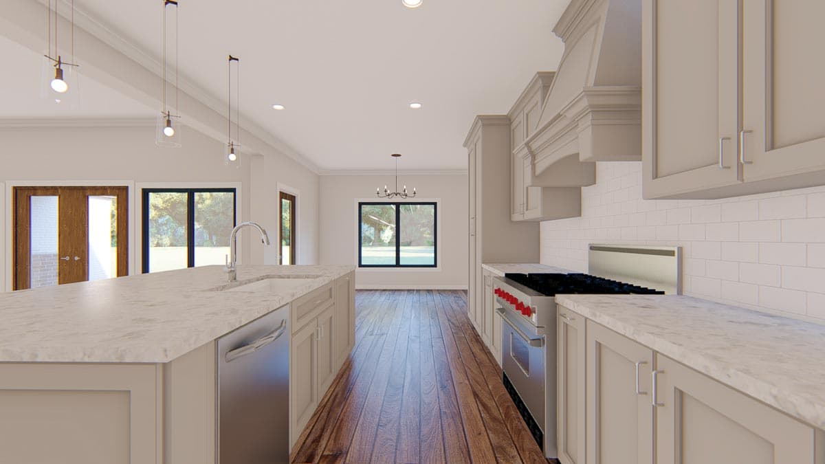 Plan 915044CHP: Exclusive European House Plan with Split Bedrooms - Image #7 - European, Southern, Transitional