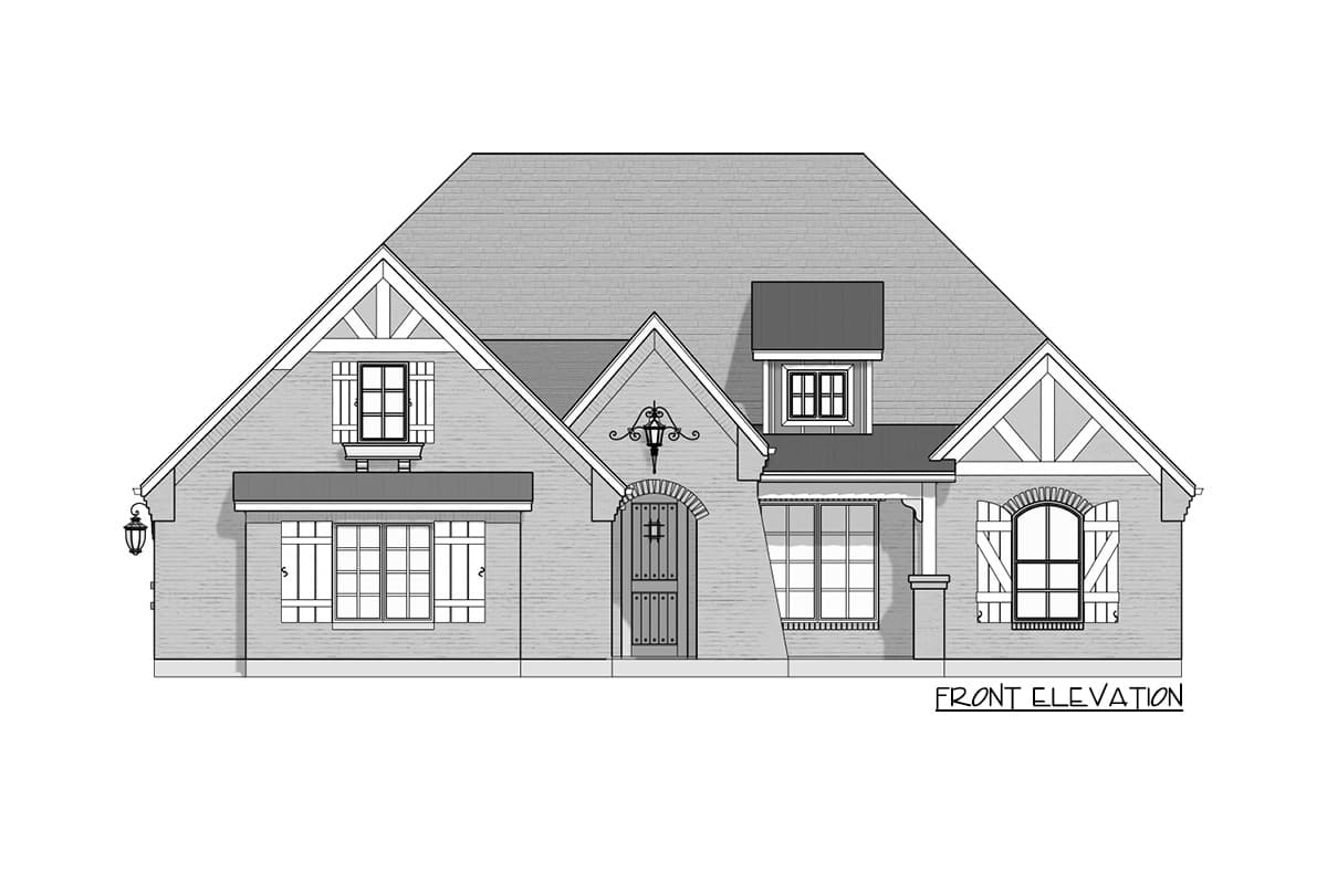 Plan 915044CHP: Exclusive European House Plan with Split Bedrooms - Image #13 - European, Southern, Transitional