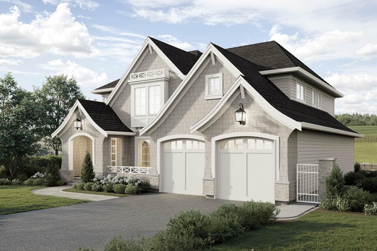 Plan 270020AF: Nantucket-Style Coastal Cottage Home Plan with Study - Image #5 - Coastal, Cottage, European, New American, Shingle, Traditional