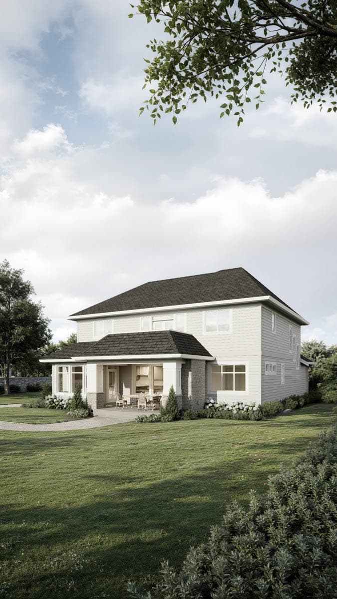 Plan 270020AF: Nantucket-Style Coastal Cottage Home Plan with Study - Image #7 - Coastal, Cottage, European, New American, Shingle, Traditional