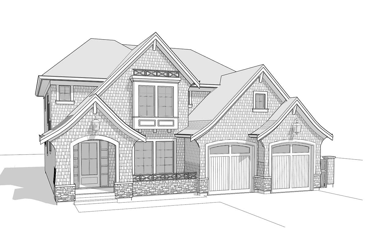 Plan 270020AF: Nantucket-Style Coastal Cottage Home Plan with Study - Image #10 - Coastal, Cottage, European, New American, Shingle, Traditional