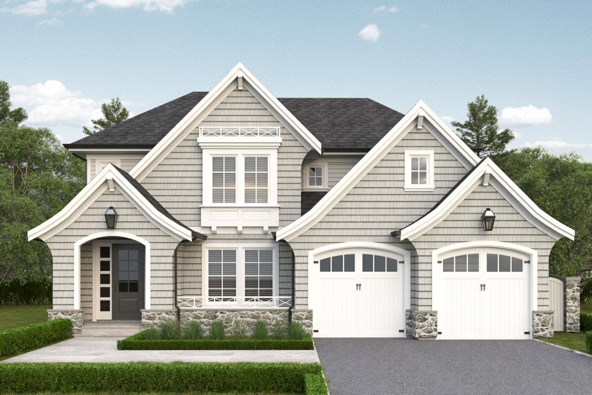 Plan 270020AF: Nantucket-Style Coastal Cottage Home Plan with Study - Image #9 - Coastal, Cottage, European, New American, Shingle, Traditional