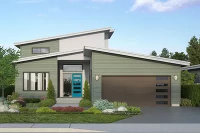 3-Bed Modern House Plan with Upstairs Loft