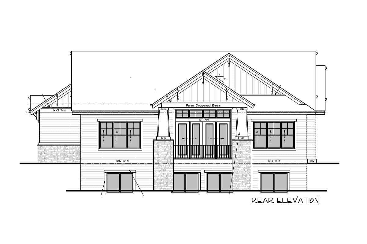 Plan 95095RW: Mountain Craftsman House Plan with Optional Lower Level - Image #12 - Coastal, Country, Craftsman, Mountain, New American, Northwest, Rustic, Traditional