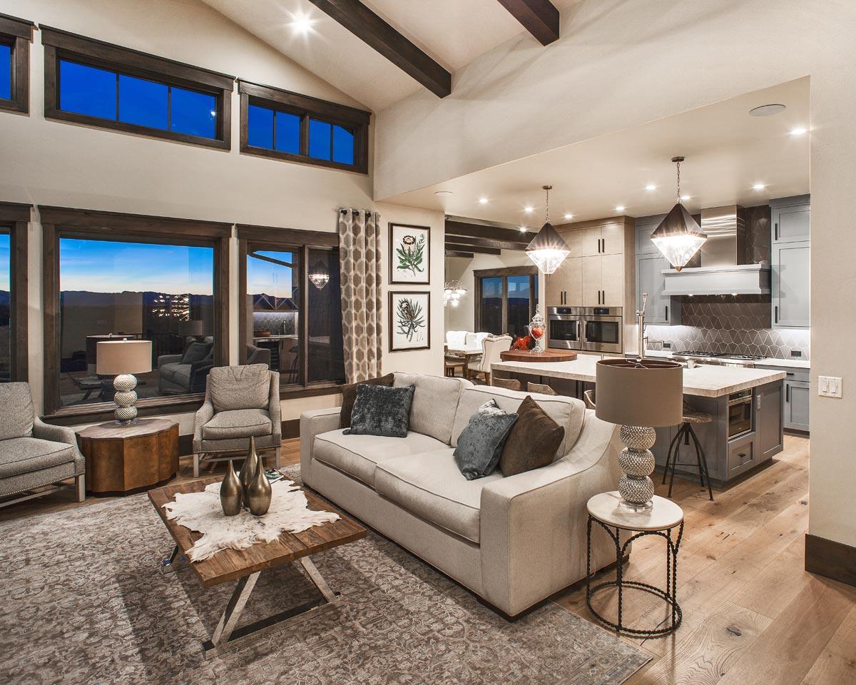 Plan 95097RW: Luxury New American Mountain Home Plan with Optional Lower Level - Image #6 - Craftsman, Mountain, New American, Northwest, Ranch, Rustic