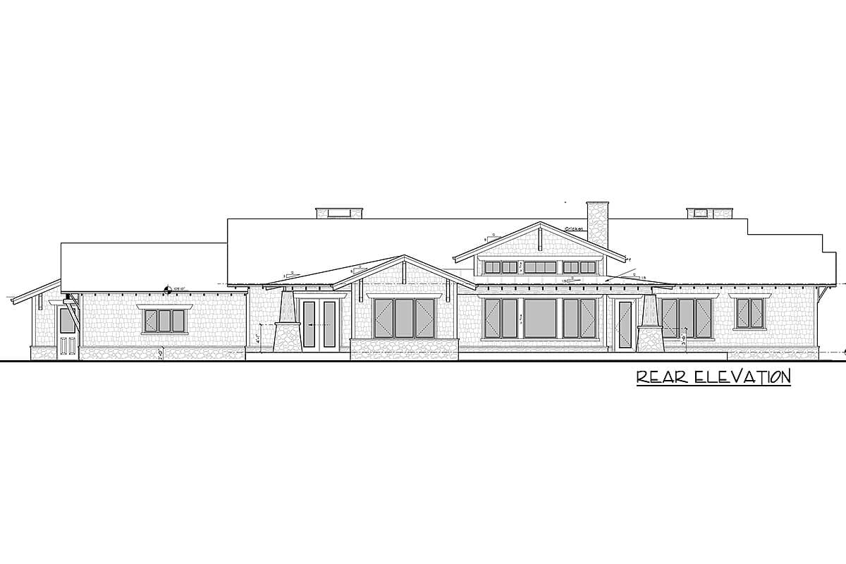Plan 95097RW: Luxury New American Mountain Home Plan with Optional Lower Level - Image #21 - Craftsman, Mountain, New American, Northwest, Ranch, Rustic