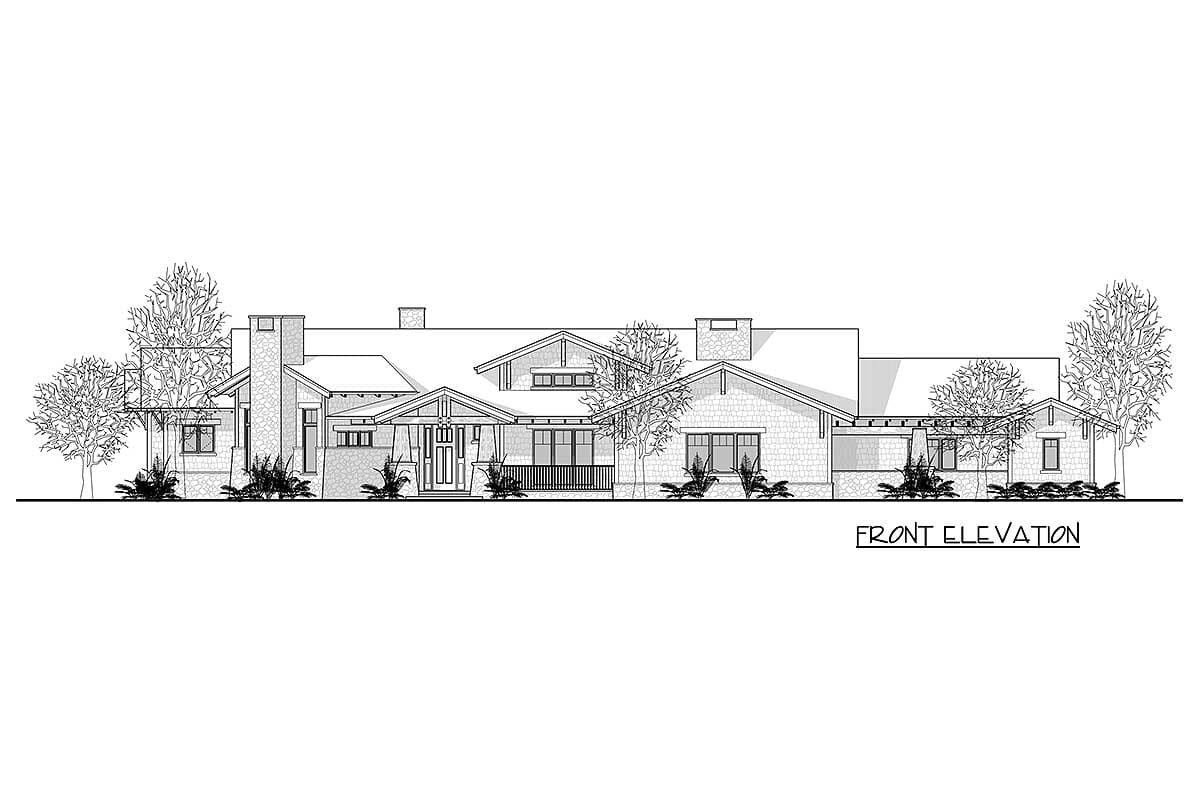 Plan 95097RW: Luxury New American Mountain Home Plan with Optional Lower Level - Image #19 - Craftsman, Mountain, New American, Northwest, Ranch, Rustic
