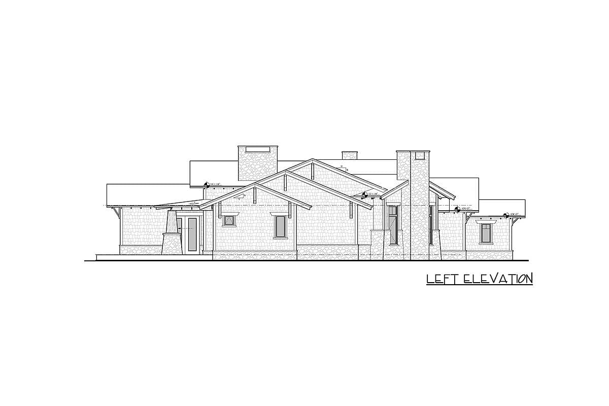 Plan 95097RW: Luxury New American Mountain Home Plan with Optional Lower Level - Image #20 - Craftsman, Mountain, New American, Northwest, Ranch, Rustic
