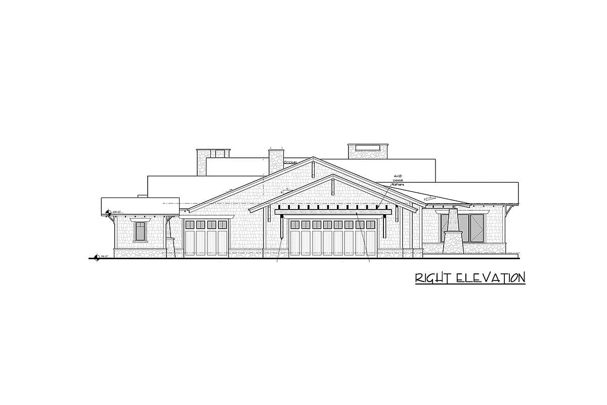 Plan 95097RW: Luxury New American Mountain Home Plan with Optional Lower Level - Image #22 - Craftsman, Mountain, New American, Northwest, Ranch, Rustic