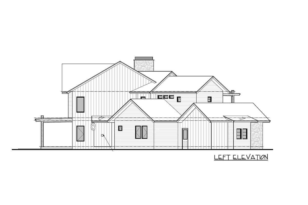 Plan 95098RW: Deluxe Contemporary Craftsman Plan with Private Bedroom Suites - Image #19 - Contemporary, Craftsman, Mountain, New American, Northwest, Rustic