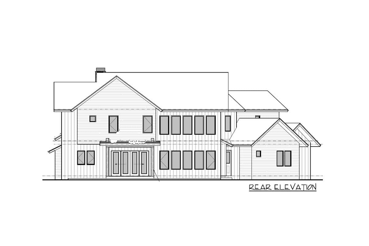 Plan 95098RW: Deluxe Contemporary Craftsman Plan with Private Bedroom Suites - Image #20 - Contemporary, Craftsman, Mountain, New American, Northwest, Rustic