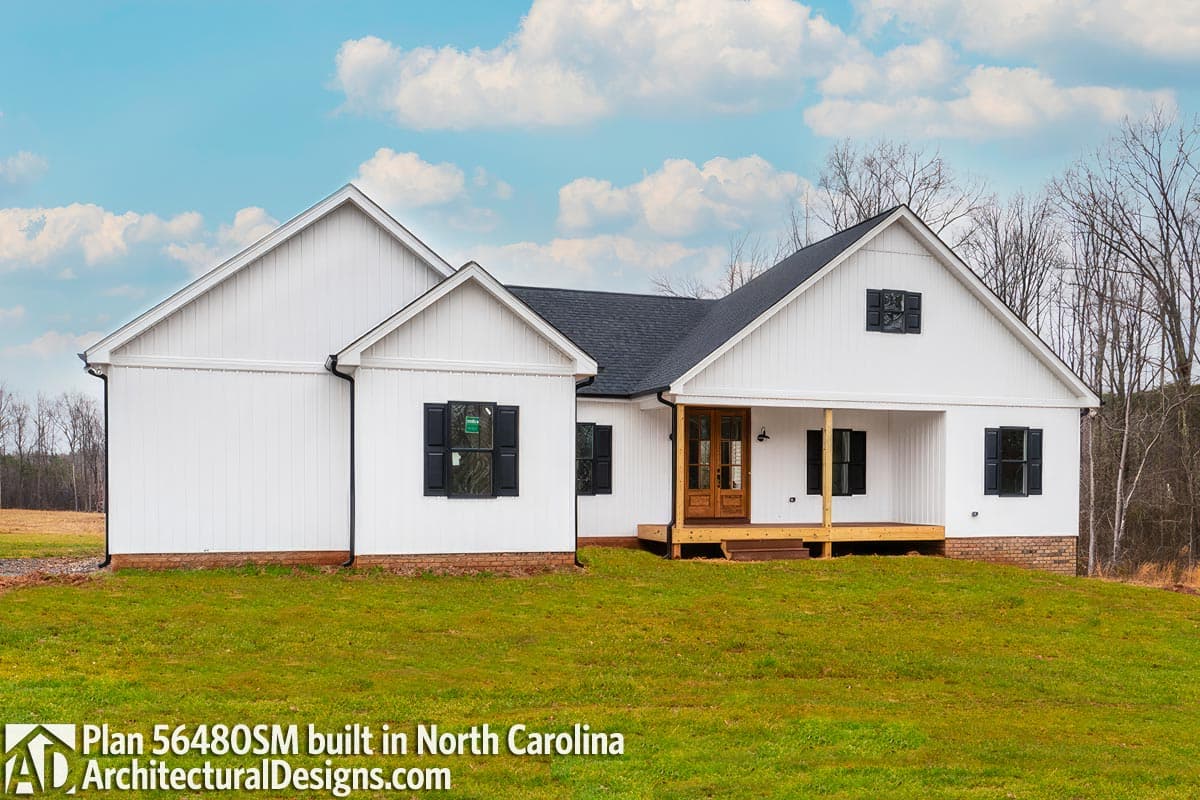 build gallery item - Modern Farmhouse Plan 56480SM Comes to Life in North Carolina