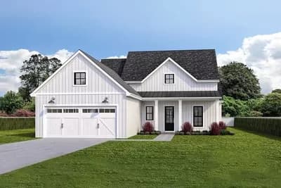 4-Bed Farmhouse Plan with Deep Rear Porch - 1875 Sq Ft