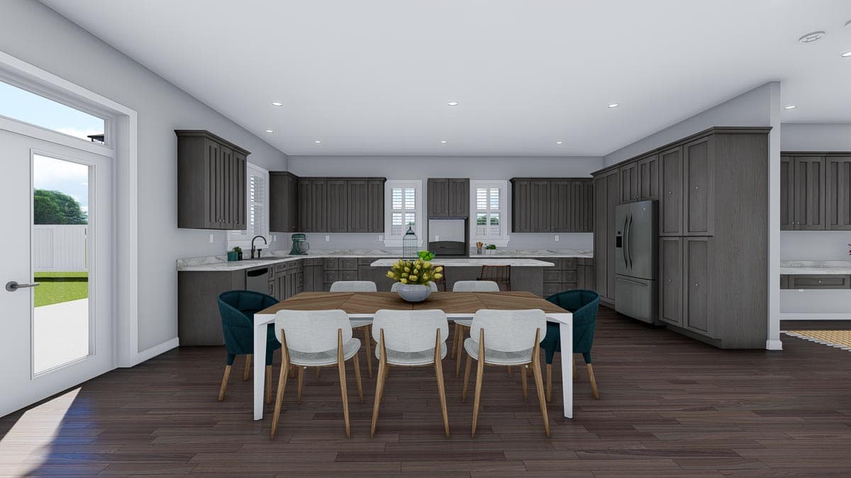 Plan 61361UT: Exclusive Duplex House Plan with Elevator and Ample Storage - Image #17 - New American, Traditional