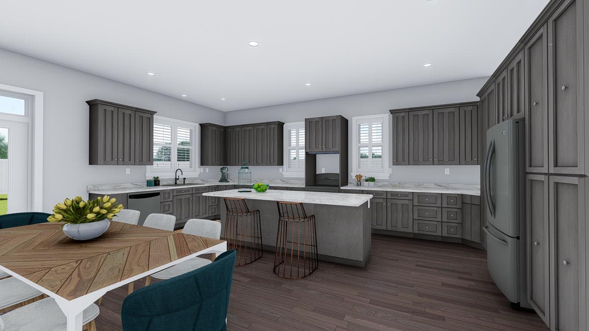 Plan 61361UT: Exclusive Duplex House Plan with Elevator and Ample Storage - Image #19 - New American, Traditional