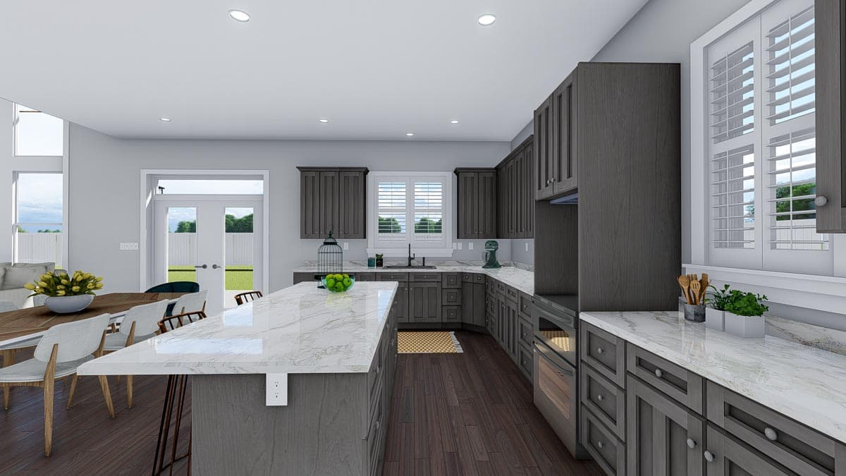 Plan 61361UT: Exclusive Duplex House Plan with Elevator and Ample Storage - Image #20 - New American, Traditional