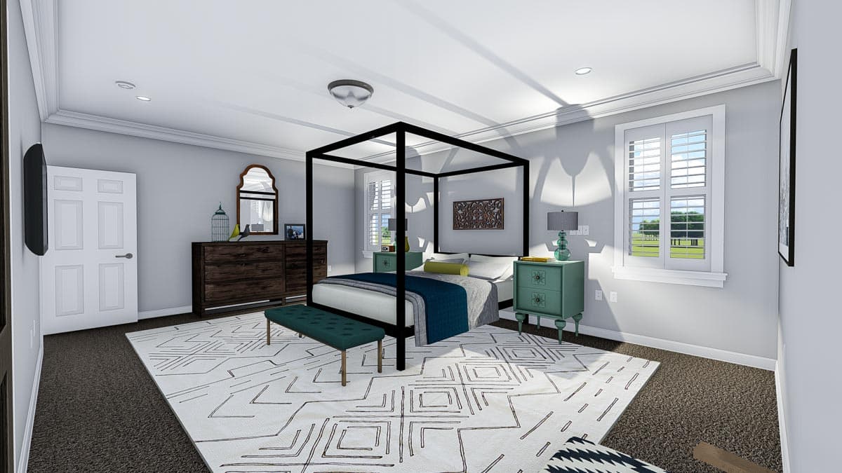 Plan 61361UT: Exclusive Duplex House Plan with Elevator and Ample Storage - Image #27 - New American, Traditional