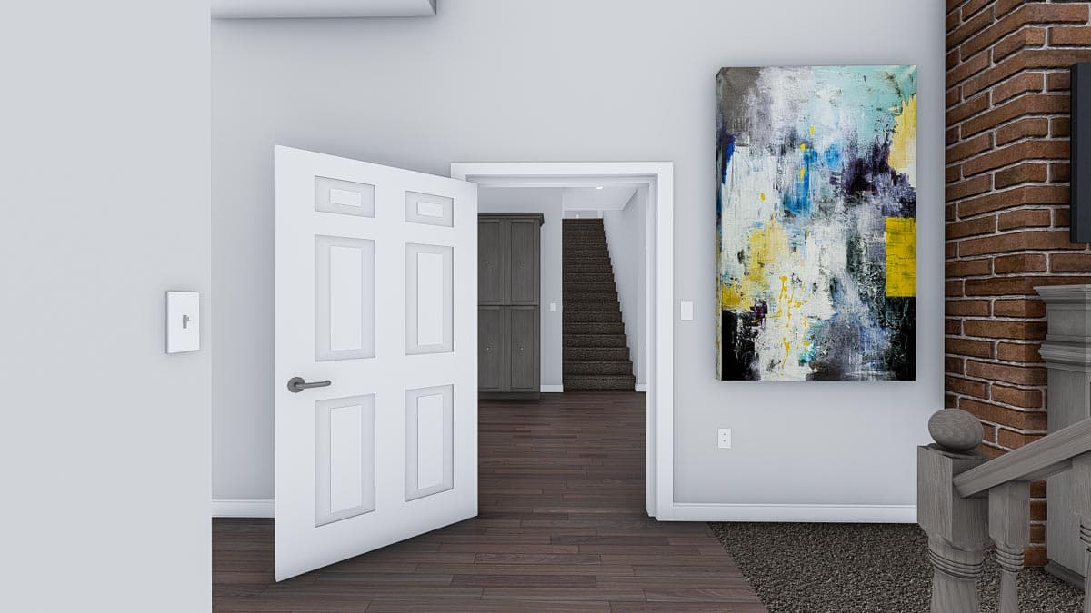 Plan 61361UT: Exclusive Duplex House Plan with Elevator and Ample Storage - Image #37 - New American, Traditional