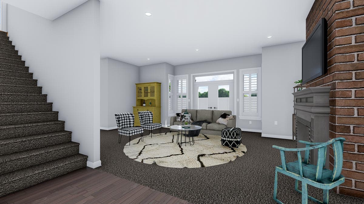 Plan 61361UT: Exclusive Duplex House Plan with Elevator and Ample Storage - Image #38 - New American, Traditional