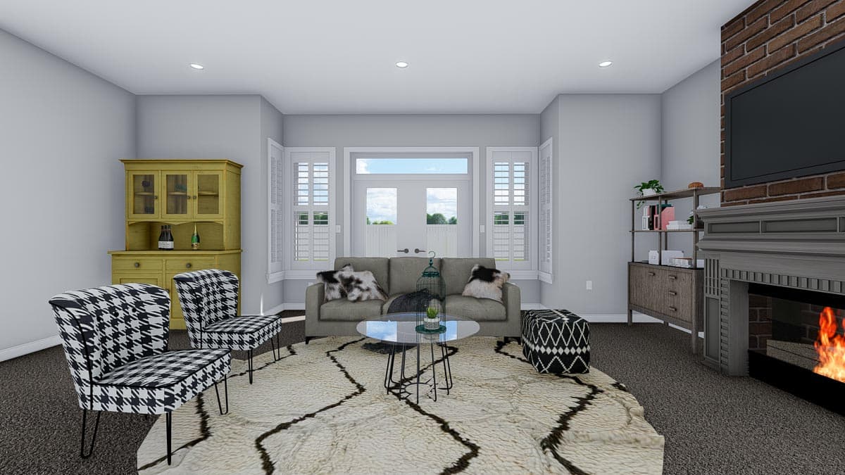 Plan 61361UT: Exclusive Duplex House Plan with Elevator and Ample Storage - Image #39 - New American, Traditional