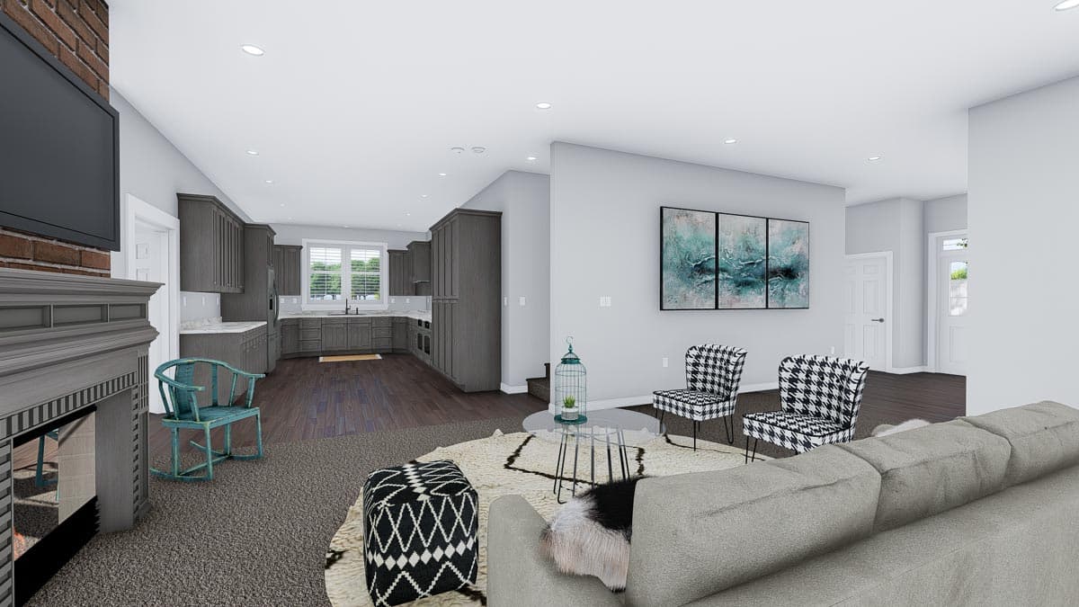 Plan 61361UT: Exclusive Duplex House Plan with Elevator and Ample Storage - Image #41 - New American, Traditional