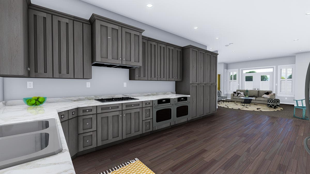 Plan 61361UT: Exclusive Duplex House Plan with Elevator and Ample Storage - Image #44 - New American, Traditional