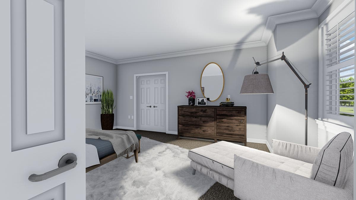 Plan 61361UT: Exclusive Duplex House Plan with Elevator and Ample Storage - Image #49 - New American, Traditional