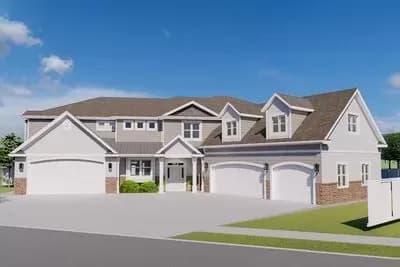 Exclusive Duplex House Plan with Elevator and Ample Storage