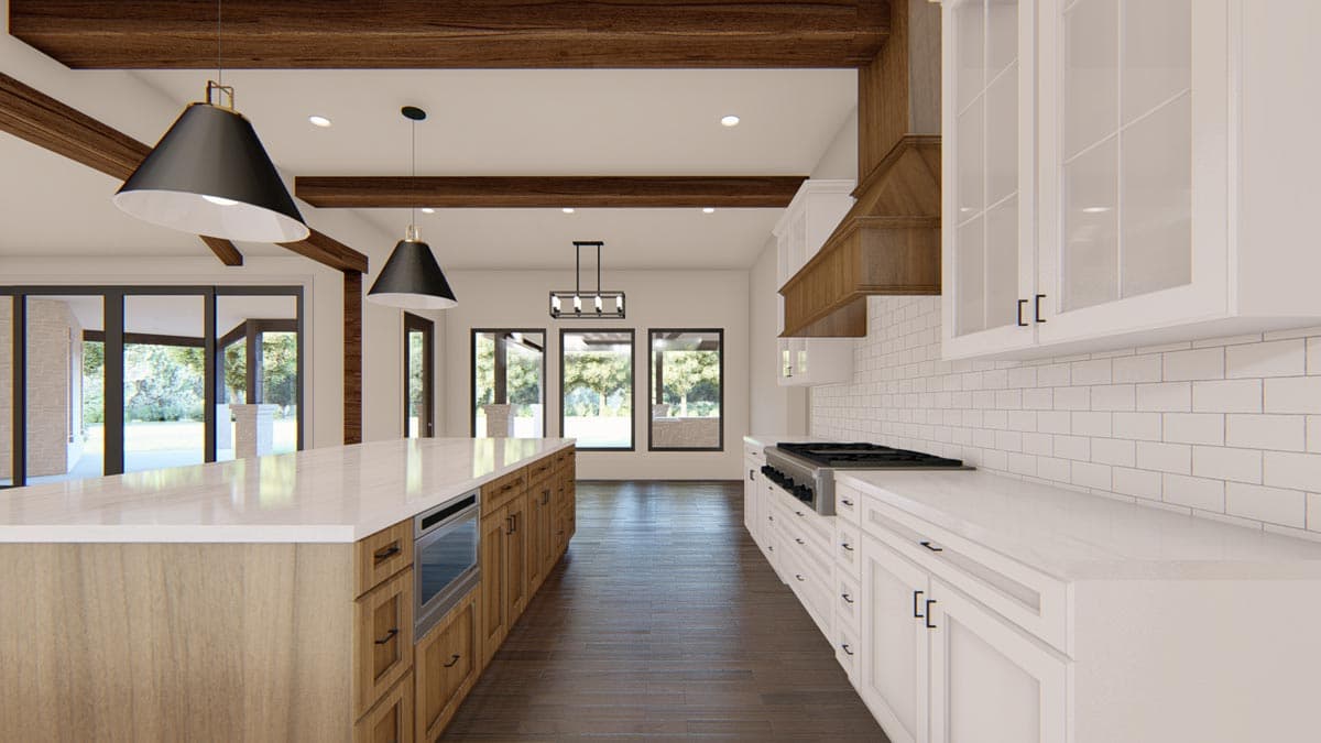 Plan 915045CHP: Exclusive 3-Bed Home Plan with Bonus Room above Angled Garage - 3378 Sq Ft - Image #13 - Craftsman, Modern Farmhouse, New American