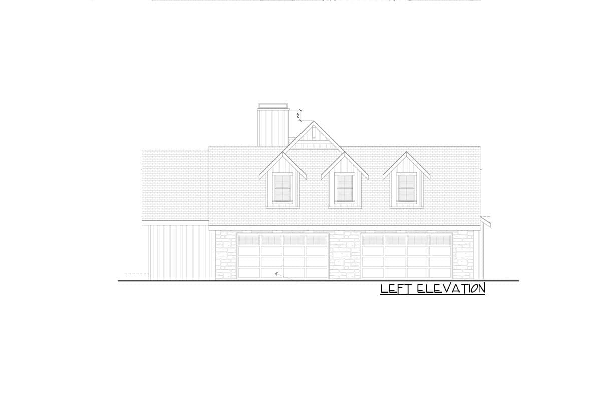 Plan 365000PED: Modern Farmhouse Plan with Home Office and Flex Room - Image #27 - Country, Craftsman, Farmhouse, Hill Country, Modern Farmhouse, Mountain, New American, Ranch, Traditional