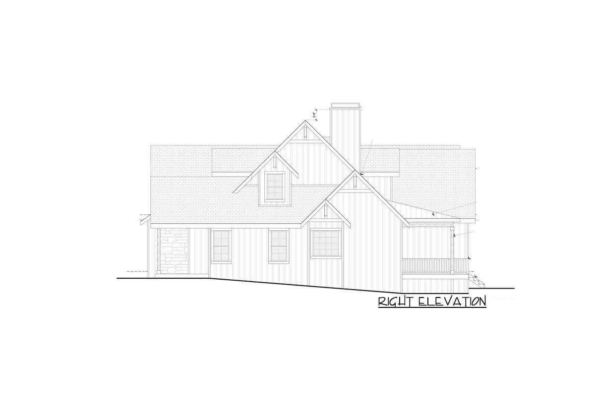 Plan 365000PED: Modern Farmhouse Plan with Home Office and Flex Room - Image #29 - Country, Craftsman, Farmhouse, Hill Country, Modern Farmhouse, Mountain, New American, Ranch, Traditional