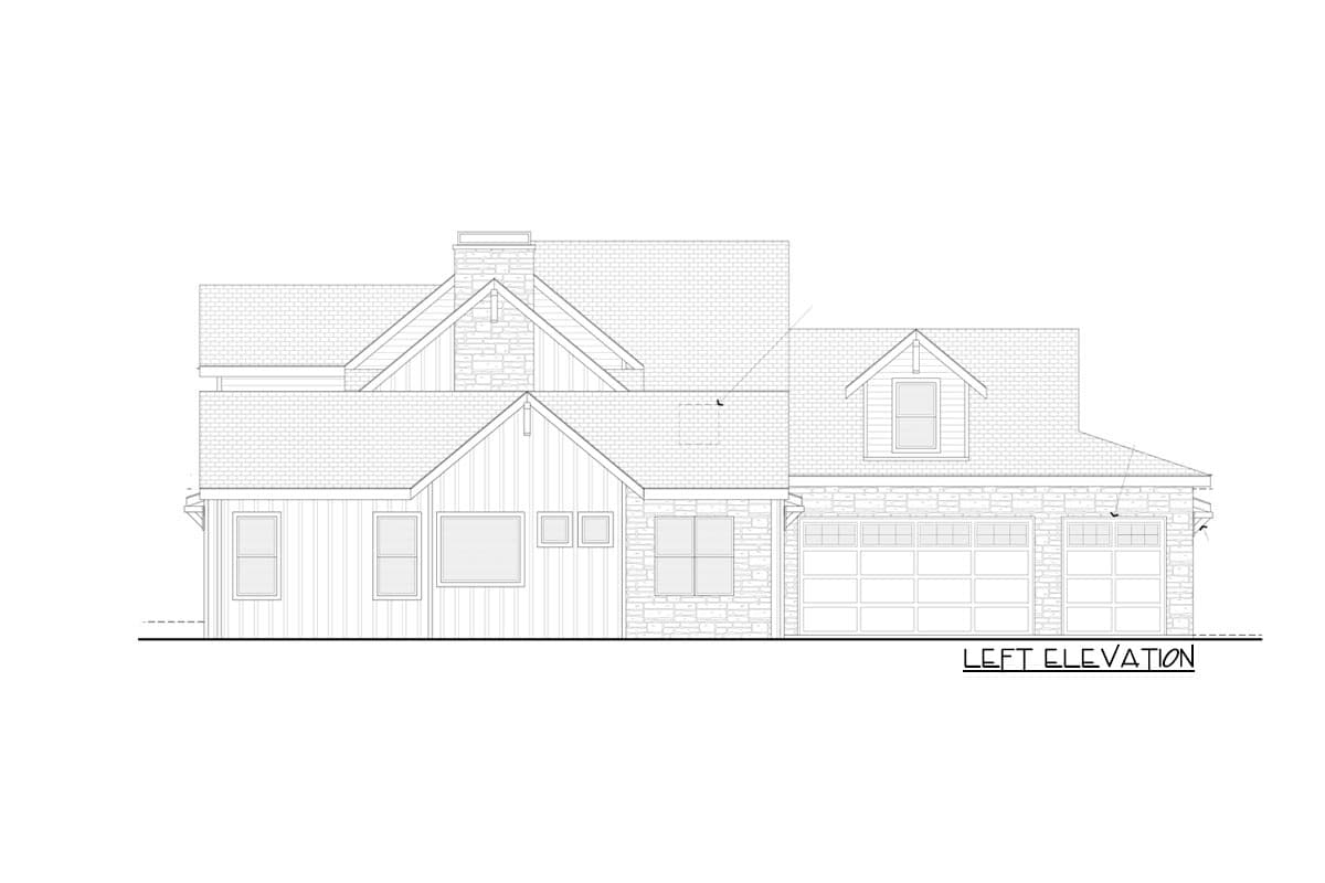 Plan 365001PED: Rugged New American House Plan with Vaulted Great Room and Master Suite - Image #21 - Craftsman, Mountain, New American, Rustic