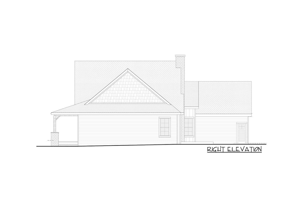 Plan 365002PED: New American House Plan with Optional Guest Suite Over Garage - Image #25 - Country, Modern Farmhouse, New American, Southern
