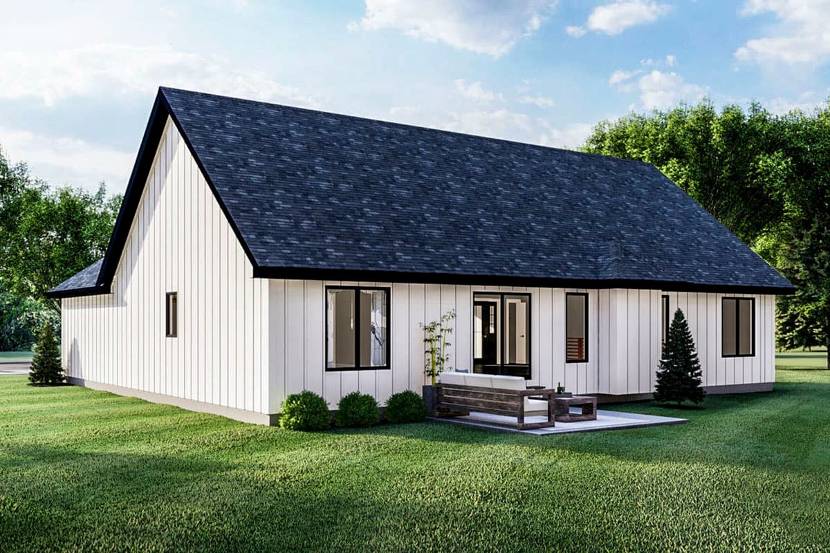 Plan 62909DJ: Craftsman - New American House Plan with Cathedral Ceiling Great Room - Image #4 - Country, Modern Farmhouse, New American, Ranch, Traditional