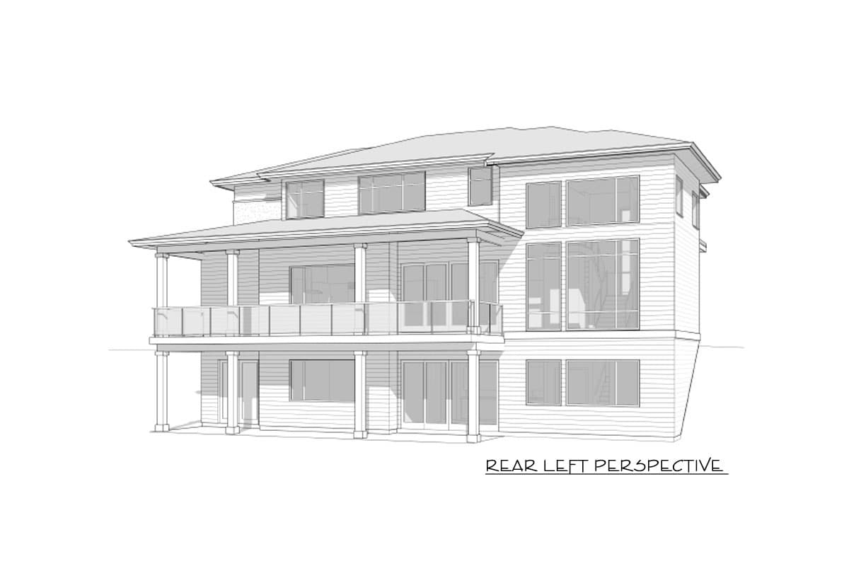 Plan 270021AF: Modern Northwest Home Plan with Two-Story Great Room - Image #7 - Contemporary, Modern, Northwest, Prairie