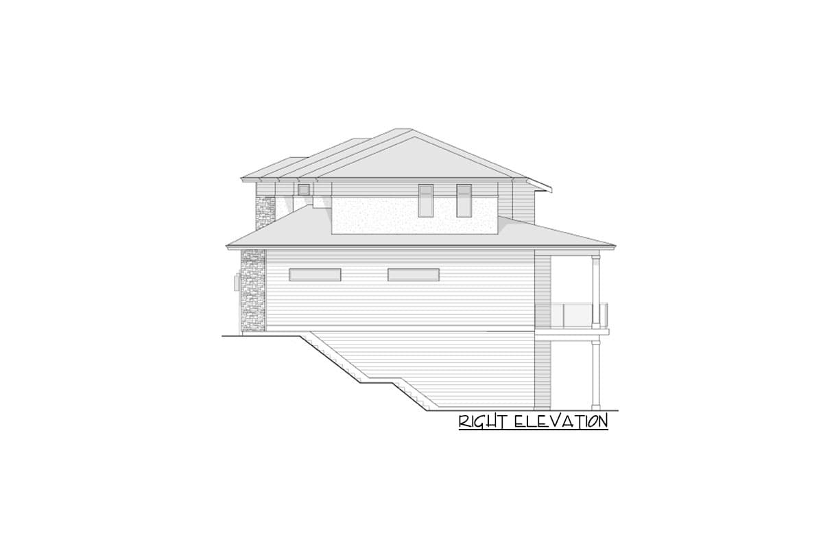 Plan 270021AF: Modern Northwest Home Plan with Two-Story Great Room - Image #8 - Contemporary, Modern, Northwest, Prairie